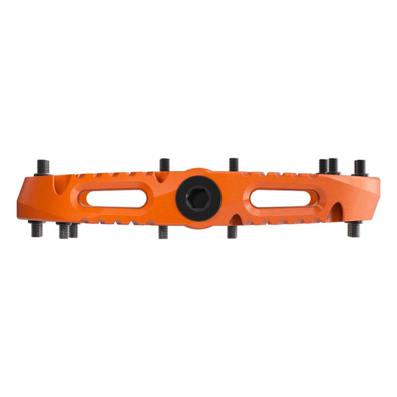 OneUp Components Composite Pedals, Orange â€“ Lightweight, Durable Flat Bike Pedals for Mountain Bikes (MTB) - Image 3